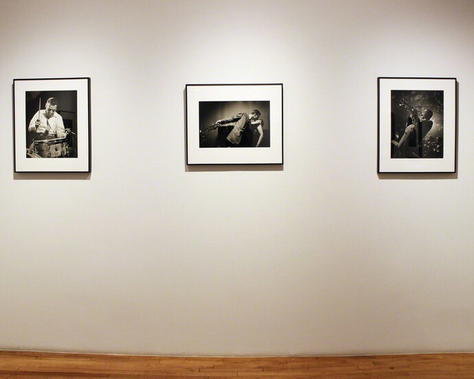 Herman Leonard, Exhibition view. Courtesy of Robert Mann Gallery