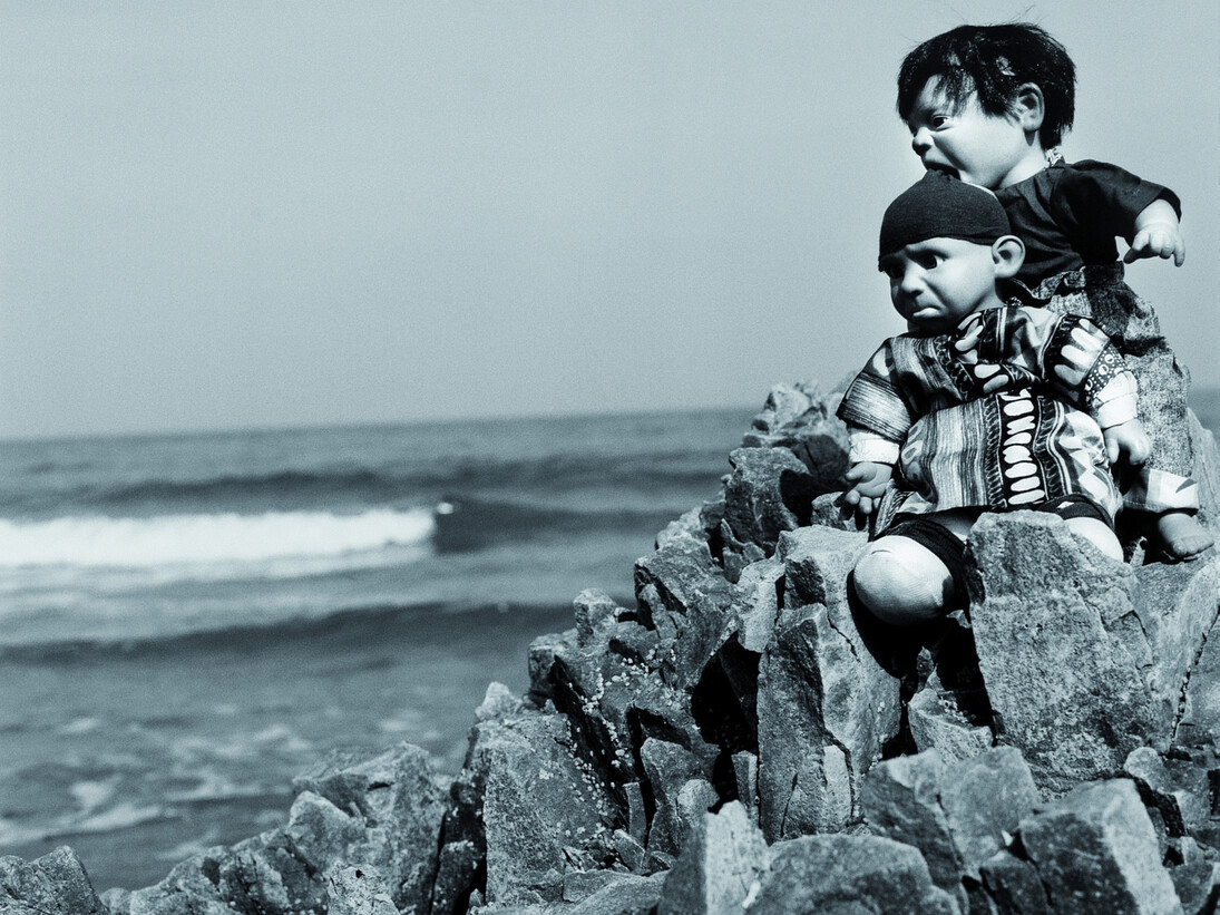 Liu Xia, Untitled Photograph from the “Ugly babies” series, 1996-1999 © Liu Xia, courtesy of Guy Sorman
