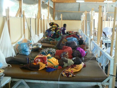 Niños en un hospital africano