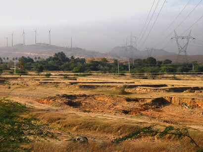 Wind mega-park at Kalpavalli, Andhra Pradesh, not as benign as projected © Ashish Kothari