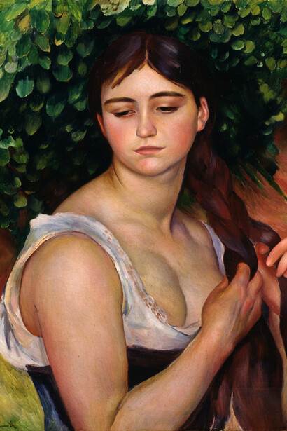 Pierre-Auguste Renoir, Der zopf, 1886/1887. Mit freundlicher Genehmigung des Unteren Belvedere