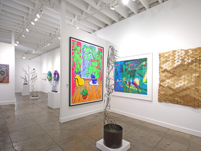 Installation view, Illuminating Shadows, 2024. Courtesy of Artplex Gallery