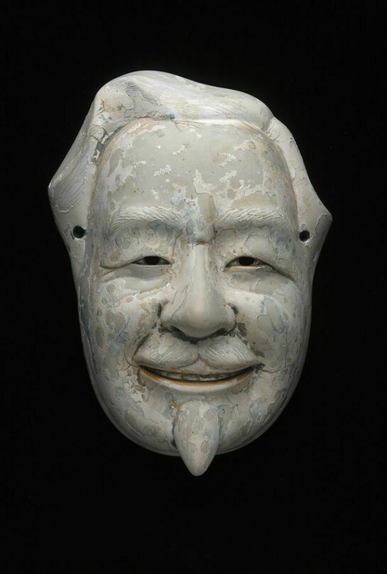 Simon Starling, The Innkeeper/Colonel Sanders from Project for a Masquerade (Hiroshima), 2010-2011. Rennie Collection, Vancouver. Mask maker: Yasuo Miichi, Osaka. Photo: Ruth Clark.