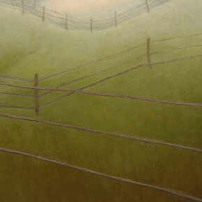 Laura Von Rosk, Winding fence, 2024. Courtesy of Garvey|Simon 