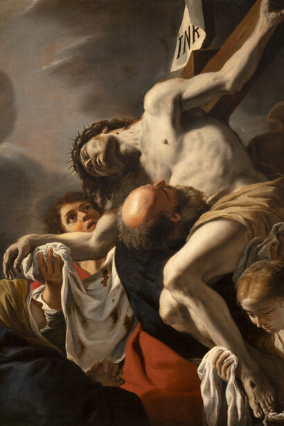Mattia Preti, Deposizione di Cristo dalla croce (dettaglio), 1675 ca. Cortesia della Fondazione De Vito a Forte dei Marmi