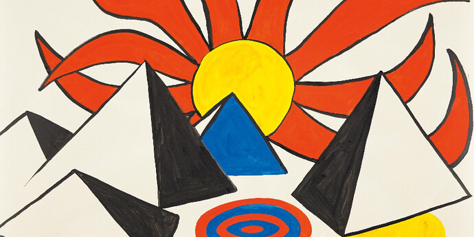 Calder on Paper. Courtesy of Omer Tiroche Gallery