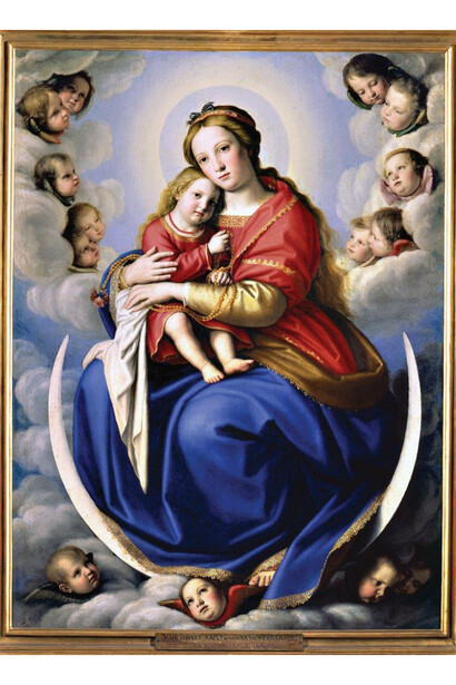 Sassoferrato (Giovanni Battista Salvi), Madonna and Child (Madonna col Bambino), ca. 1650; Oil on canvas, 52 3/8 × 38 5/8 in.; Vatican Museums, Vatican City; inv. 40396