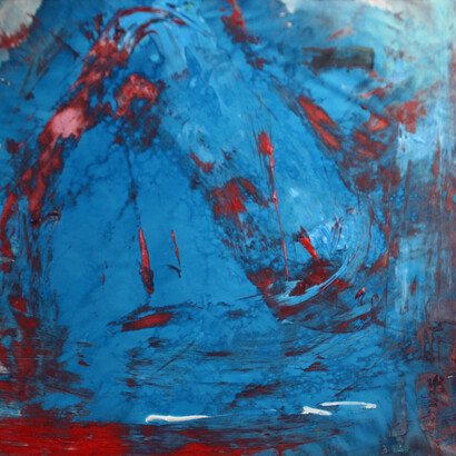 Francine Tint, Blue mountain, 2017. Courtesy of Upsilon Gallery