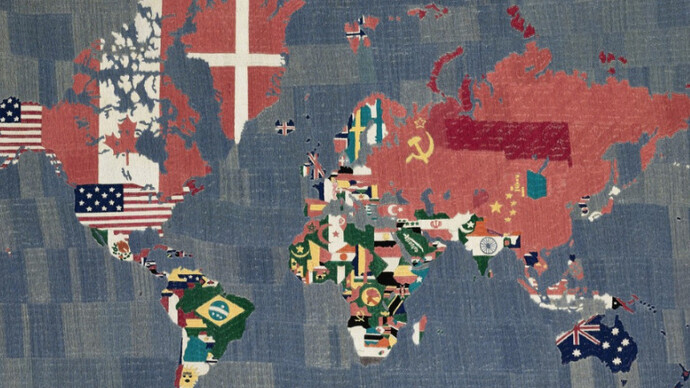 Alighiero Boetti. Courtesy of Ben Brown Fine Arts