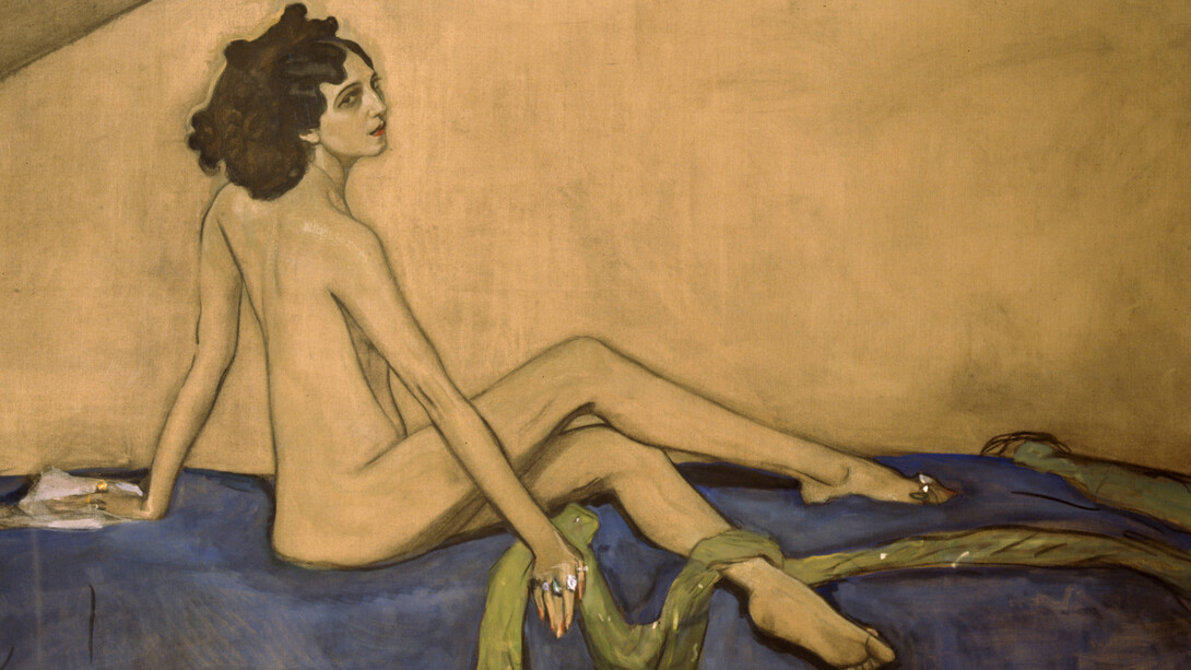 Valentin Serov, Ida Rubinštein, olio e carboncino su tela, 1910
