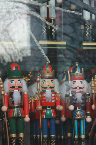 Figurines in a showcase, representing the ephemeral nature of imitations
