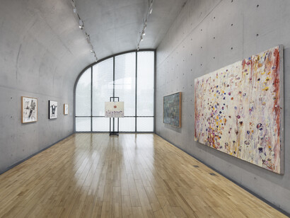 Wang Chuan, Four decades of abstraction, exhibition view. Courtesy of Long Museum
