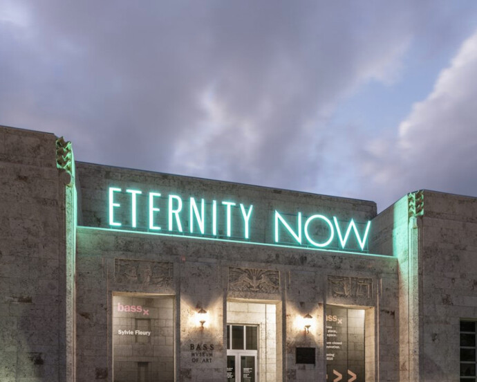 Sylvie Fleury. Eternity Now. Courtesy of The Bass 