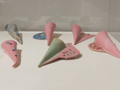 Sammeln im fokus 12. Renate Fuhry, ausstellungsansicht. Mit freundlicher genehmigung des Museum für angewandte Kunst