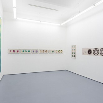Ágnes Eperjesi, Chromatic mediation, exhibition view. Courtesy of acb Gallery