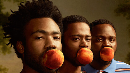 The stars of Atlanta: Donald Glover, Keith Stanfield and Brian Tyree Henry