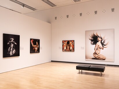 Cara Romero, Panûpünüwügai (Living light), exhibition view. Courtesy of Phoenix Art Museum