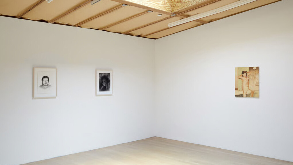 Tomoo Gokita, Naked (Desnudo), vista de exhibición. Cortesía de la Galería Blum