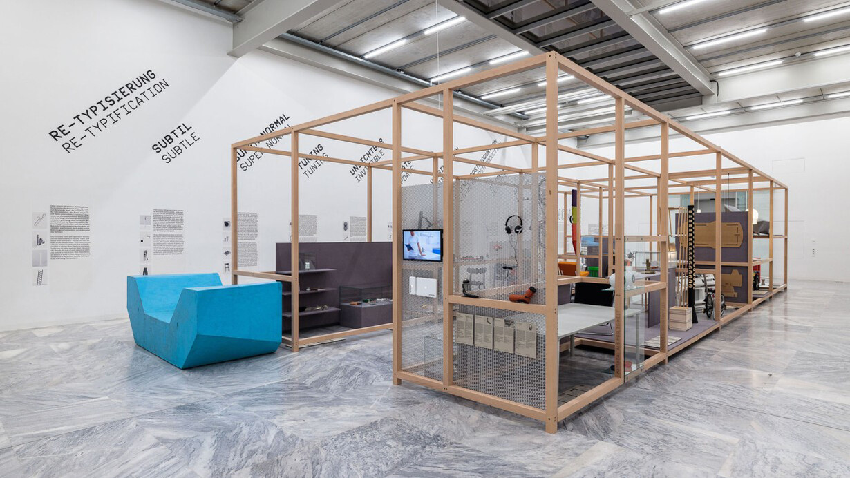 Aut now. 100 × österreichisches design für das 21. jahrhundert, ausstellungsansicht. Mit freundlicher genehmigung des Museum für angewandte Kunst