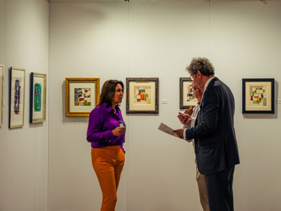 Knokke Art Fair, frühere ausgabe, ausstellungsansicht. Mit freundlicher genehmigung der Knokke Art Fair