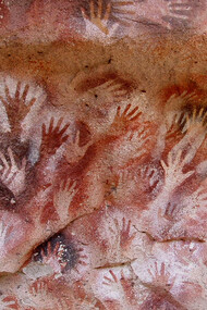 “Cuevas de las Manos”, sobre el río Pinturas, en la provincia de Santa Cruz, Argentina