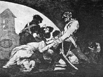 «Ni por esas» (1810-1815), Los desastres de la guerra, Goya