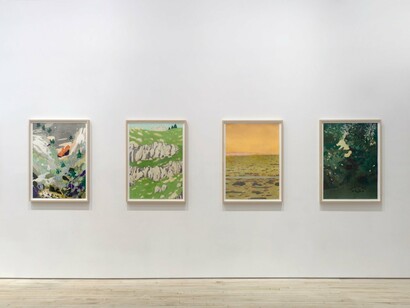 Per Adolfsen, Walk with me, exhibition view. Courtesy of Nino Mier Gallery 