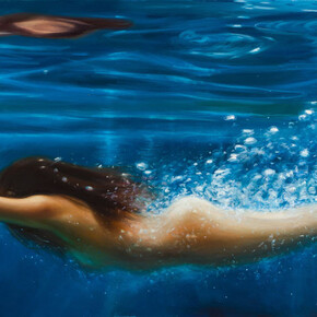 Artwork by Reisha Perlmutter featured in Art4Equality Benefit Group Show. Courtesy of The Untitled Space