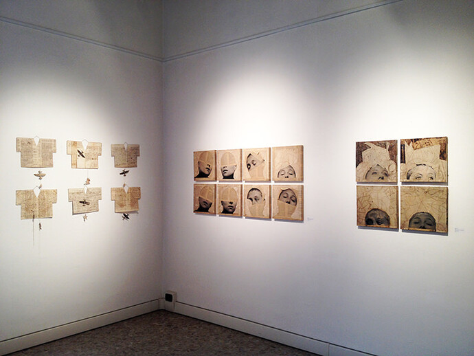 Paper reincarnations, exhibition view