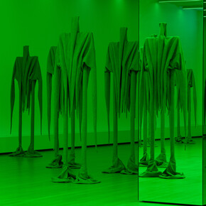 Sandra Mujinga, Skin to skin, exhibition view. Courtesy of Stedelijk Museum