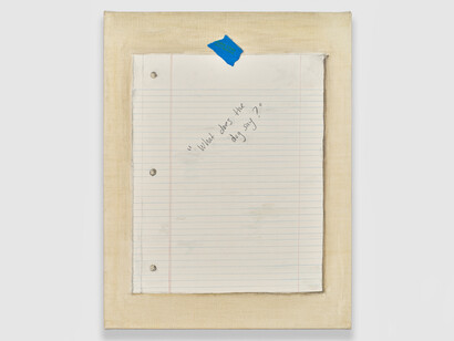 Tanya Merrill, What does the dog say?, 2026. Courtesy of 303 Gallery