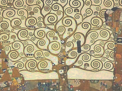 "L'albero della vita", Gustav Klimt, (1909)