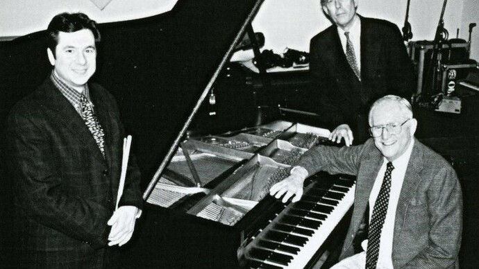 Il trio Eddie Higgins: Eddie Higgins al piano, Kevin Eubanks alla chitarra, Rufus Reid al contrabbasso