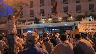 Onda de protestos na Tunísia