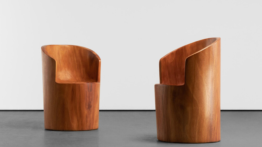José Zanine Caldas, I learned wood has two lives, exhibition view. Courtesy of Carpenters Workshop Gallery 
