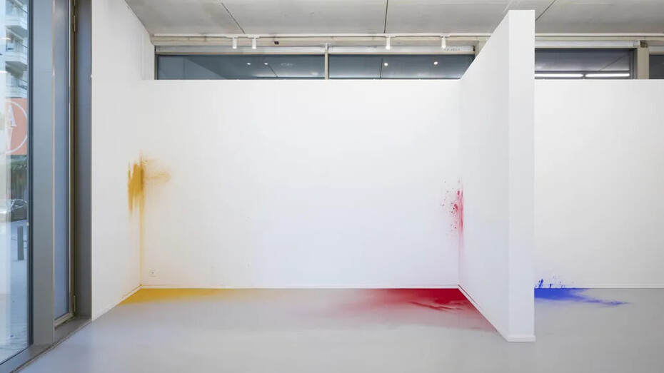 Bernd Lohaus, The way things settle, exhibition view. Courtesy of Gallery Sofie Van de Velde