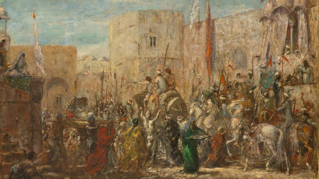 Marius Bauer, De optocht (The parade) (detail), 1913. Courtesy of DAG