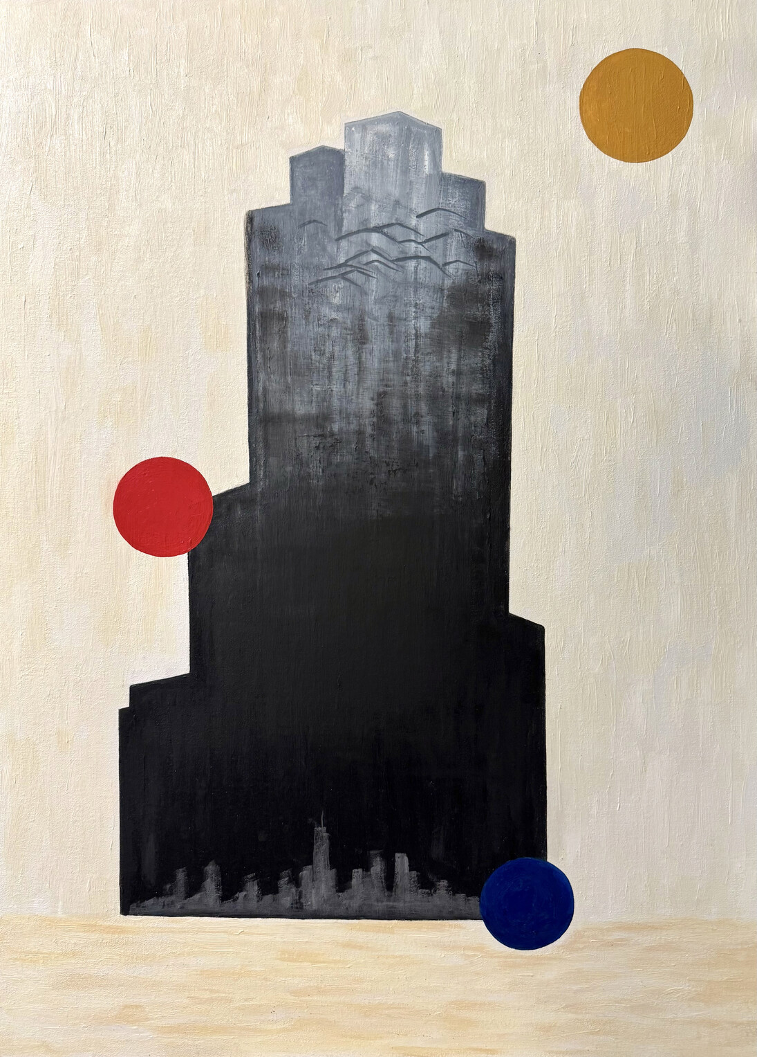 Kate Oh, A city recharging. Courtesy of Kate Oh Gallery