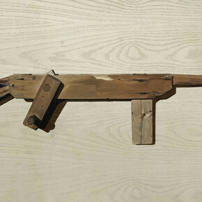 Nona Garcia, Planted 6, 2017, Oil on wood, 43 × 81 cm. Courtesy of Arndt Art Agency A3