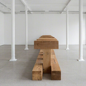 Carl Andre & Enrico Castellani. Courtesy of Gallery Greta Meert