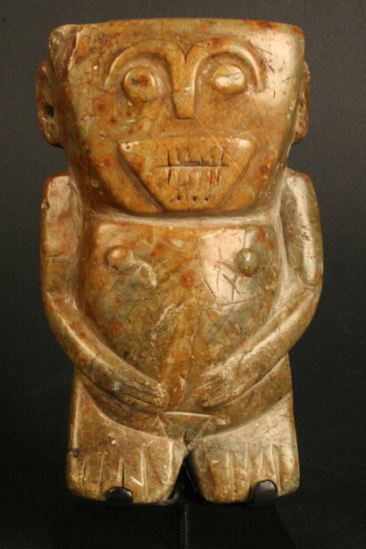 Pipa antropomorfa

Materiales: Piedra

1250 d.C.-

Medidas: 120 mm de alto x 73 mm de ancho