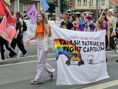 In cities across Europe, LGBTQ+ celebrations and demonstrations were held to champion LGBTQ+ rights and stand against discrimination and exclusion, photo by C. Suthorn, Germany