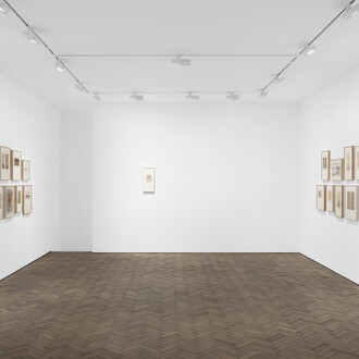 Michael Simpson, Drawing towards painting, selected drawings 1974-2024, exhibition view. Courtesy of the artist and Modern Art. Photo by Modern Art, Robert Glowacki, Michael Brzezinski, Marcus Leith