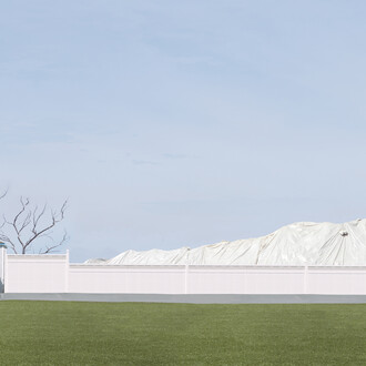 Lauren Marsolier, Landscape with Lawn, 2012, 91,4 x 137,1 cm Ed. 1/7 +1 A.P. 60,9 x 91,4 cm Ed. 1/7 +1 A.P. impression pigment sur papier archive