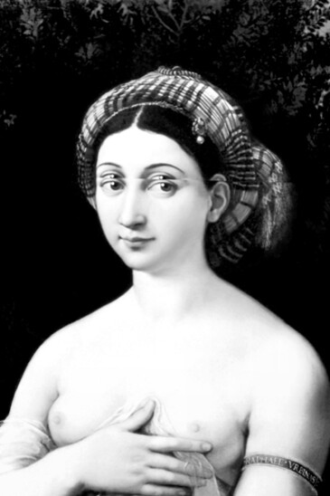 Mariella Bettineschi, L'era successiva (Raffaello, Fornarina) 2010, 120x80x2 cm. Courtesy l'artista, PARTICOLARE