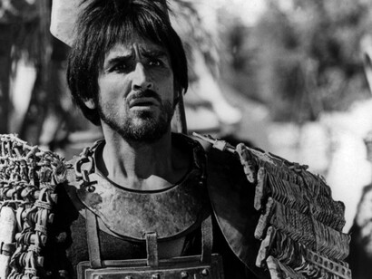 Vittorio Gassman sul set dell'"L’armata Brancaleone"