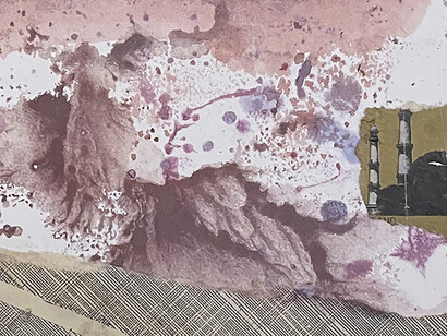 Various artists, Circumstantial contingencies, painting in exhibition. Courtesy of Viridian Artists