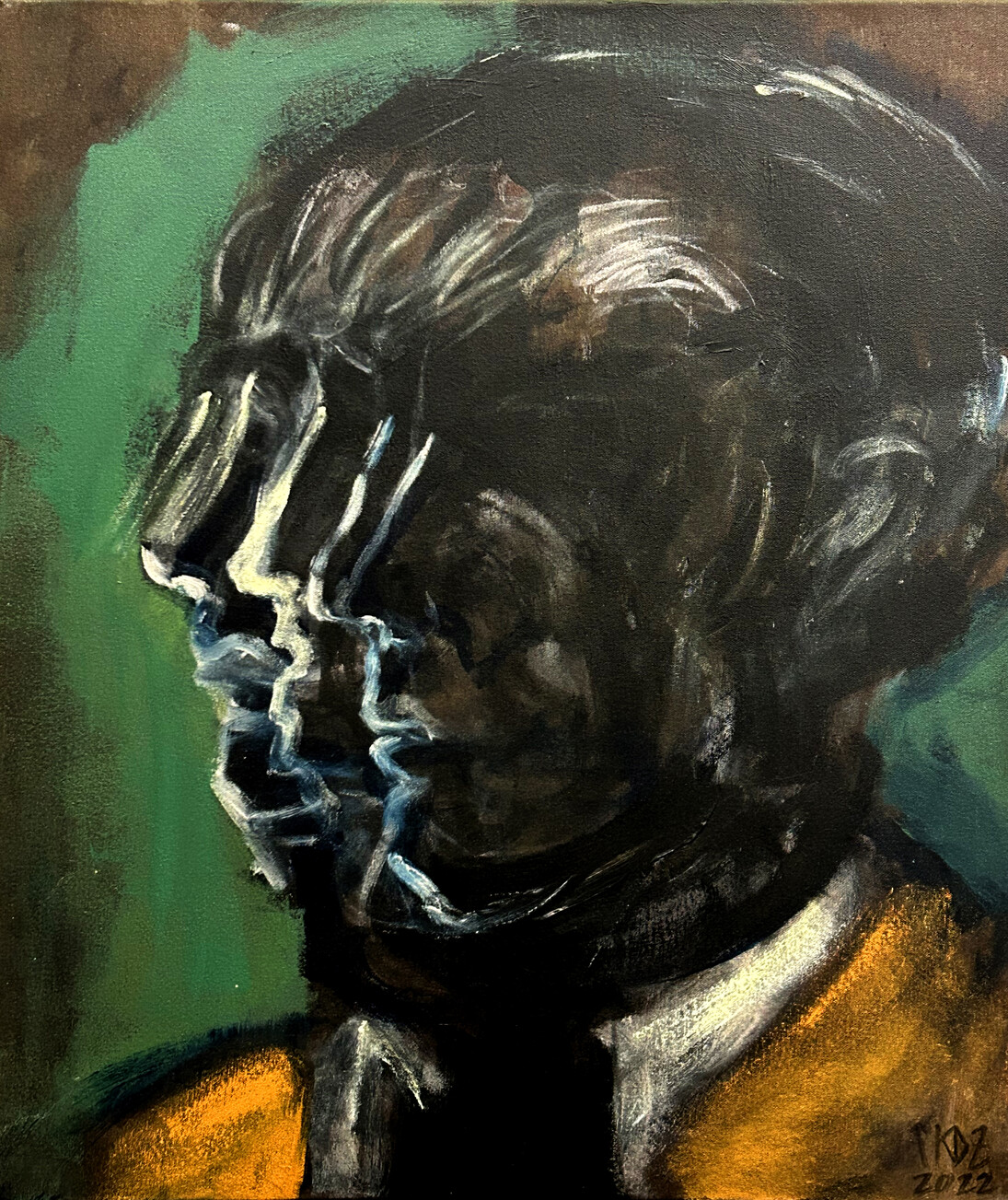 Kristian David, The well-coated office worker, 2022. Courtesy of Kristian David