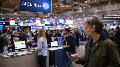 A glimpse into the future—where innovation, human curiosity, and intelligent technology converge on the vibrant floor of Web Summit 2025