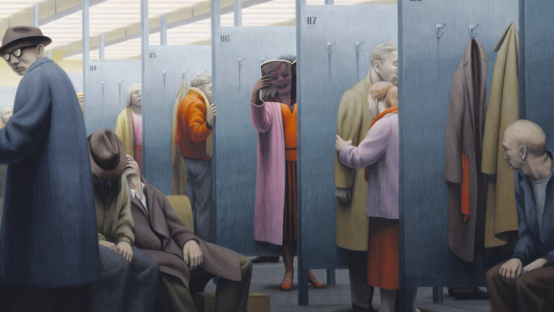 George Tooker, The waiting room, 1959. Courtesy of SAAM